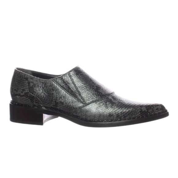 Vince Delmar Shoes in Dark Grey Snake Print - Picture 1 of 16